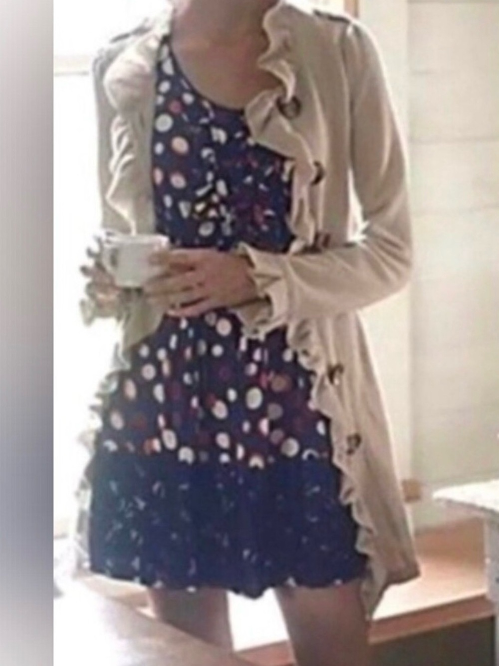 Anthropologie Moulinette Soeurs  Polka Dot Dress sz 4 - Picture 2 of 7